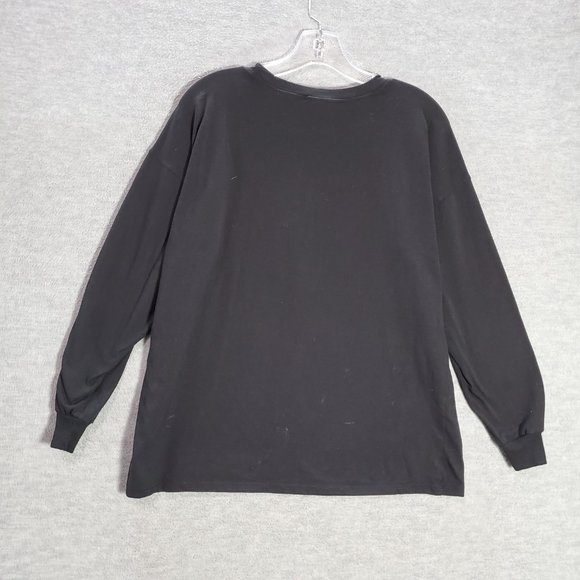 Lennon & McCartney Women‎ Shirt Medium Black Lucy In The Skey With Diamonds Tee - Picture 6 of 9